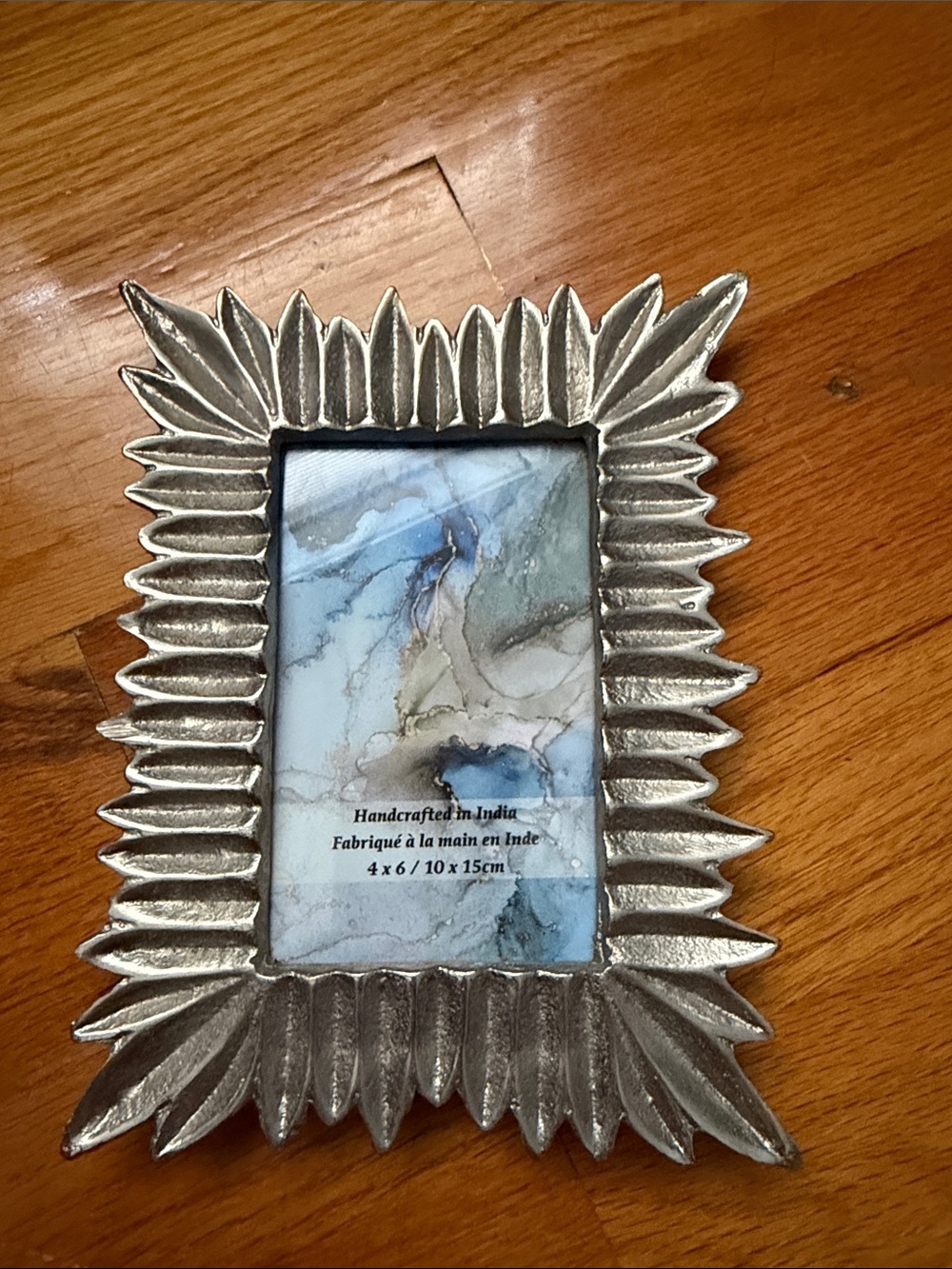 Silver Sunburst Frame - Handcrafted Photo Frame